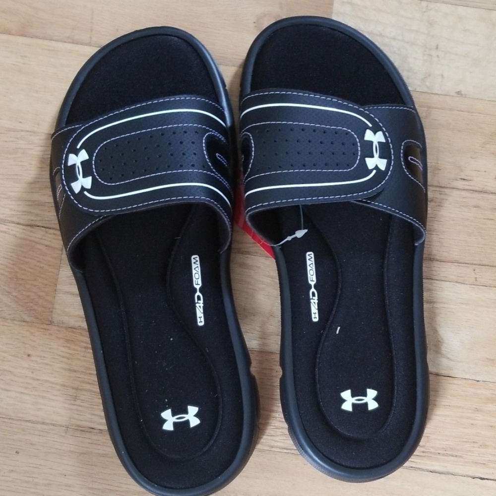 Under armour slides size 9